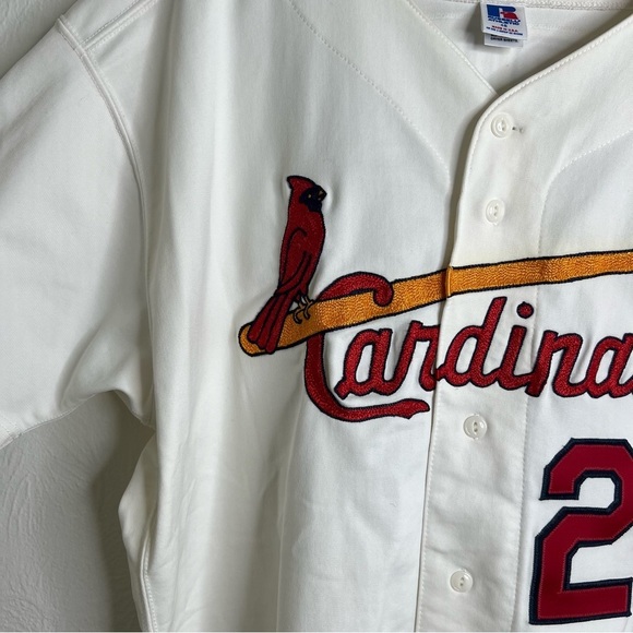 Authentic Vintage St. Louis Cardinals Cipriani 21 Baseball Jersey - Size 48 - Picture 8 of 13